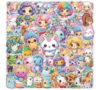 100 Autocollants Graffitis Mignons, Autocollants De Dessins Animés, Autocollants Décoratifs Imperméables, Peuvent Être Utilisés Pour Décorer Des Ordinateurs Portables, Des Scooters Et Des Motos