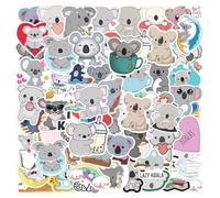 100 autocollants koala, autocollants animaux de dessin animé, autocollants imperméables ours koala, autocollants intéressants pour enfants, adaptés aux cahiers et agendas de bricolage