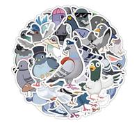 100 Autocollants Pigeons, Autocollants De Dessins Animés Mignons, Autocollants Graffitis, Autocollants De Décoration Animale, Autocollants Imperméables, Peuvent Décorer Les Bagages, Les Cahiers