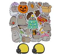 100 Autocollants pour Les Autocollants De Chaton, 2 Morceaux De Notes Note, des Animaux De Dessins Animés Mignons, Une Décoration d'emballage De Boîte À Eau De Bricolage.