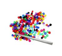 100 bagues de pattes pour oiseaux, couleurs assorties, diamètre intérieur 3 mm, 4 mm, 5 mm, pour perroquets,3mm