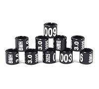 100 Bagues Oiseaux en Aluminium 2025 canaris Exotique Perruche(2.0/2.5/2.9/3.0 11mm) (6.0)