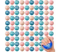 100 Balles Anti-Stress Inspirantes BallesAnti-Stress Colorées à Presser avec Citations Motivantes Boule d'Anxiété Inspirante Balles Anti-Stress de Motivation pour Exercice de Main Anti-Colère 5cm