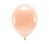100 Ballons en latex pastel pêche 26 cm - Orange - Taille Unique