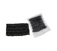 Ｚｉａｌｏｆｉ 100 Bandeaux Faciaux SPA Extensibles et Multifonctionnels pour Les Cheveux, Parfaits pour Le Maquillage, Le et Les Séances de à L'hôtel, Noir