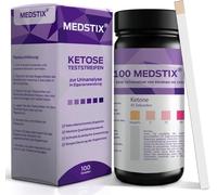 100 Bandelettes Test Cétose-Mesure Des Cétones Urinaires-Pour Régime Cétogène & Perte De Poids-Bandelette Urinaire Keto Cétone-Résultats Rapides-Suivi Diète Céto & Low Carb