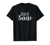 100% Barese Bari for Her T-Shirt Graphique avec Valeur, Homme, Noir, S