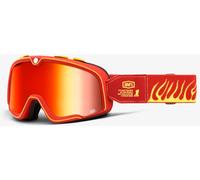 100% Barstow Death Spray Fire Lunettes de motocross, rouge/jaune