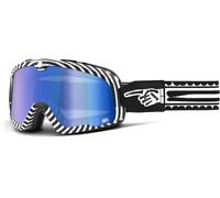 100% Barstow Death Spray Lunettes de motocross, Noir/Blanc