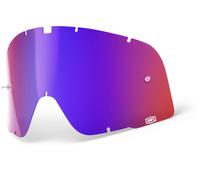 100% Barstow Lentille de remplacement, Miroir rouge/bleu