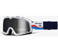 100% Barstow Lucien Lunettes de motocross, bleu/blanc