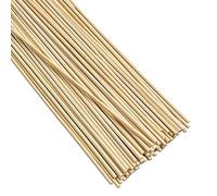 100 Bâtonnets De Bois, Naturel Bâton Rond en Bois,Bâtonnets d’Artisanat Goujons en Bois, pour Travaux Manuels Travail et Décorations .（20cmx0.2mm）