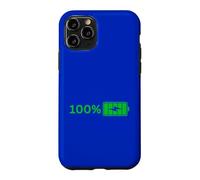 100% Batterie - 100% Batterie I Funny High Energy Percent Coque pour iPhone 11 Pro