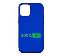 100% Batterie - 100% Batterie I Funny High Energy Percent Coque pour iPhone 12/12 Pro