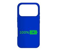 100% Batterie - 100% Batterie I Funny High Energy Percent Coque pour iPhone 17 Pro