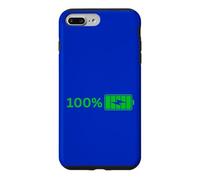 100% Batterie - 100% Batterie I Funny High Energy Percent Coque pour iPhone 7 Plus/8 Plus