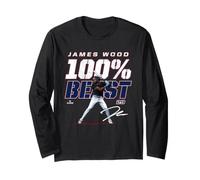 100% Beast James Wood MLBPA Washington Baseball Manche Longue