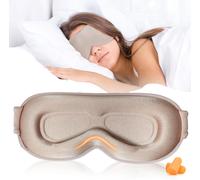100% Blackout Night Mask,3d Eye Mask For Sleeping,Sleep Mask For Men And Women,Soft And Comfortable Eye Mask For Sleeping,Naps,Meditation,Travel (Pink)