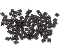 100 Blocs De Cavaliers Standard De 2.54Mm De Pcs Pour Cartes Mères De Cd Dvd De Disque Dur