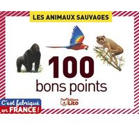 100 bons points anim. sauvages - Céline Potard - Lito - broché - Document jeunesse