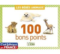 LITO DIFFUSION Boîte de 100 bons points bébés animaux, format 7,8 x 5,7 cm