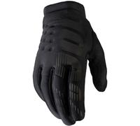 100% Gants enfant Brisker – à doigts longs pour temps froid – Noir S