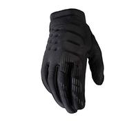 100% Brisker Glove Youth Gants Homme, Noir/Gris, Junior XL