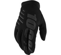 100% Brisker MX Gants, noir, Taille 2XL