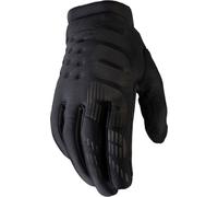 100% Brisker Youth Cold Weather Gloves schwarz XL