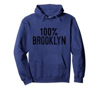 100% Brooklyn New York NY Borough One Hundred Percent Meme Sweat à Capuche