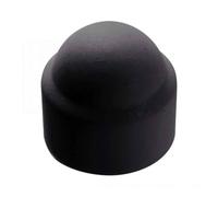 100 Caches Ecrous Hexagonaux Noirs - Ral 9005 M12 mm - Polyethylene - D-Work