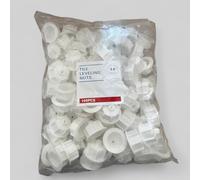 100 Cadrans pour Croisillons Autonivelants - Système de Nivellement Carrelage 2.0 | Réutilisables & Résistants | Filetage Universel | Pose Précise Sol & Mur