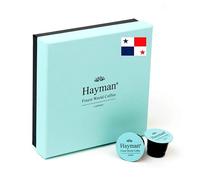 100% Café Geisha du Panama - Capsules de café fraîchement torréfié, compatibles avec les machines Nespresso Original Line - Coffret avec 20 capsules