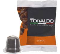 100 Capsule Compatible Nespresso Caffè Toraldo Blend Crémeux Intenso et A Décidé