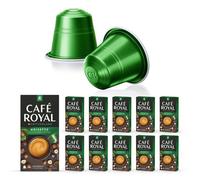 100 Capsules Aluminium Compatibles NESPRESSO® À USAGE DOMESTIQUE - CAFÉ SAVEUR NOISETTE - Dosettes by Café Royal®