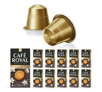100 Capsules Aluminium Compatibles NESPRESSO® À USAGE DOMESTIQUE - CAFÉ SAVEUR VANILLE - Dosettes by Café Royal®