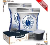 100 Capsules Borbone Respresso Mélange Bleu Comp. Nespresso + Kit Accessoires ®