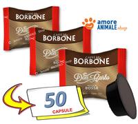 Caffè Borbone – Don Carlo Miscela Rossa – boîte de 50 capsules compatibles A Modo Mio