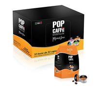 100 Capsules café Pop Moka Cup 1 Intense compatibles Illy Kimbo un System