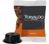 CAFFÈ TORALDO - CREMOSA - Box 100 CAPSULES COMPATIBLES A MODO MIO 7g