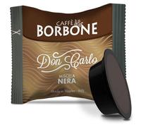 Caffè Borbone Don Carlo, Mélange Noir - 100 Capsules - Compatibles avec les machines à café à usage domestique Lavazza* A Modo Mio*