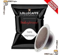 100 Capsules De Café Lollo Mélange Noir Compatibles Bialetti Gratuites