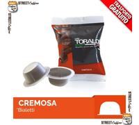 100 Capsules De Café Toraldo Mélange Crémeux Compatible Fior Fiore Coop Gratuit