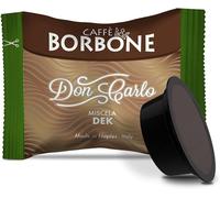 100 Capsules Dosettes Borbone don carlo Mélange Dek Compatible A Modo Mio