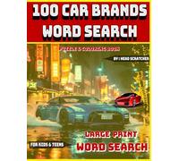 100 Car Brands Word Search: Puzzle and Coloring Book | World-Famous Car Brands | Search and Learn