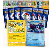 100 Carte Pokémon in Italiano - 10 Holo e Reverse Holo Garantite + 90 Comuni e Non Comuni - Carte Originali Autentiche - Lotto Casuale per Collezionisti e Idea Regalo