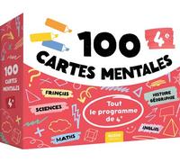 100 cartes mentales - tout le programme de 4e - Au cœur de ma uzou Philippe Eds - Coffret - Scolaire / Universitaire