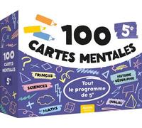 100 cartes mentales - tout le programme de 5e - Au coeur de ma classe - Auzou Philippe Eds - Coffret - Scolaire / Universitaire