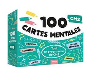 100 cartes mentales - Tout le programme de CM2 Isabelle Dizy (Auteur), Clémence Germain (Illustration)