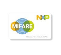 100 Cartes MIFARE® Ultralight C Blanches - Cartes RFID NFC PVC avec 192 Bytes - Smartcards CR80 pour Contrôle d’Accès Billetterie et Identification
